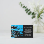 Autowas | Auto-autogegevens | Reinigingsdienst Visitekaartje (Staand voorkant)