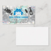 Autowas | Auto en bellen | Bokeh Sparkle Visitekaartje (Voorkant / Achterkant)