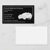 Autowas Autodetailing Carwash  Visitekaartje (Voorkant / Achterkant)