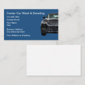 Autowas Autodetailing Visitekaartje (Voorkant / Achterkant)