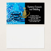 Autowas Be Cleaning Service | Bubbles | Clean Spra Visitekaartje (Voorkant /achterkant)