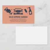 Autowas en detailing | Schoonmaakdienst Visitekaartje (Voorkant / Achterkant)