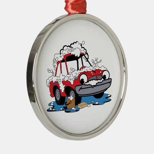 Autowas Metalen Ornament (Rechts)