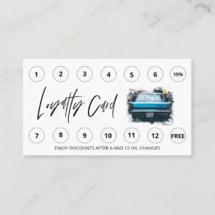 *~* Autowas - Olieprijs QR LOGO - Hartelijk dank Klantenkaartje