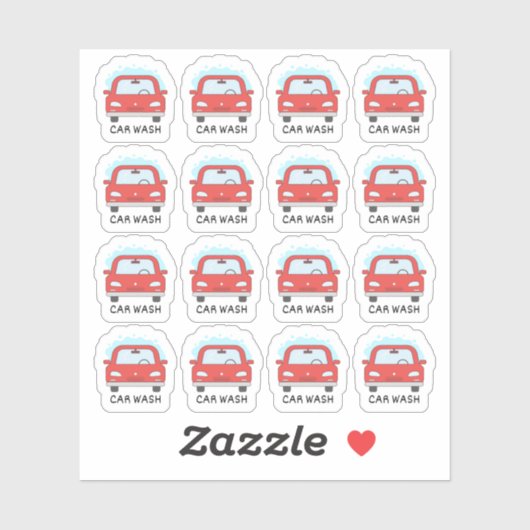 Autowas Onderhoud Herinnering Bujo Planner Sticker (Vel)