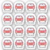 Autowas Onderhoud Herinnering Bujo Planner Sticker (Voorkant)