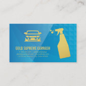 Autowas | Schoonmaakdienst | Sproeifles Visitekaartje (Voorkant)