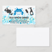 Autowas | Schoonmaakmiddelen | Zeepbellen Visitekaartje (Voorkant / Achterkant)