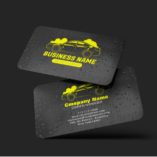 Autowas & service Auto Detailing Waterdruppel Visitekaartje