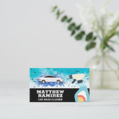 Autowas | spuitbus visitekaartje (Staand voorkant)