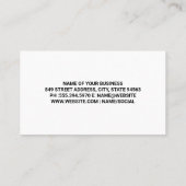 Autowas | spuitbus visitekaartje (Achterkant)