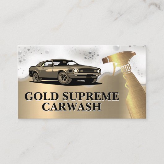 Autowas | Spuitfles | Zeep Sud Visitekaartje (Voorkant)