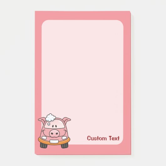 Autowas Varken Post-it® Notes (Voorkant)