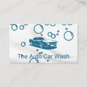 Autowas | Visitekaartje voor automatisch reinigen (Voorkant)