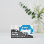 Autowas | Zeepbellen Autoreiniging Visitekaartje (Staand voorkant)