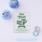 Autowasaanbod 24/7 flyer (Enkel)