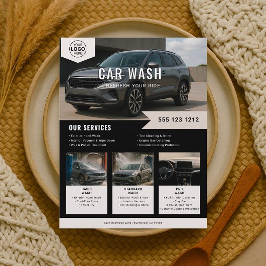 Autowasbedrijf Flyer