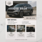 Autowasbedrijf Flyer (Voorkant)