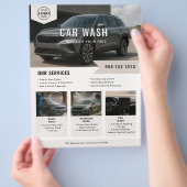 Autowasbedrijf Flyer (Hand)