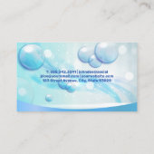 Autowasbubbels | Zeep Suds Spat achtergrond Visitekaartje (Achterkant)