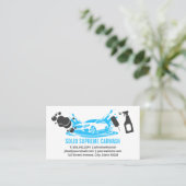 autowasplaats | Sport auto diensten Visitekaartje (Staand voorkant)