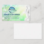 autowasplaats | Zeepbellen | reiniging Visitekaartje (Voorkant / Achterkant)