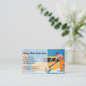 Autowasreinigers Visitekaartje (Staand voorkant)