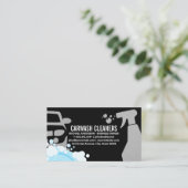 Autowasreinigers | Zeepbellen Visitekaartje (Staand voorkant)