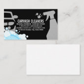 Autowasreinigers | Zeepbellen Visitekaartje (Voorkant / Achterkant)