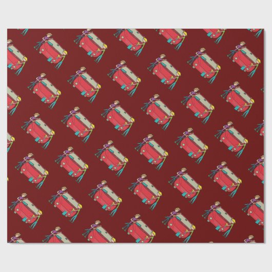 Autowassen Cadeaupapier (Vlak)