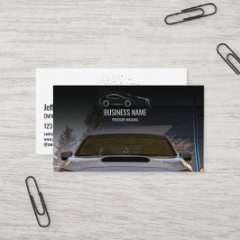 Autowassen Detailreiniging Voertuig  Visitekaartje