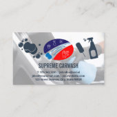 Autowassen en nadere gegevens | Binnenreiniging Visitekaartje (Voorkant)