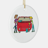 Autowassen Keramisch Ornament (Rechts)