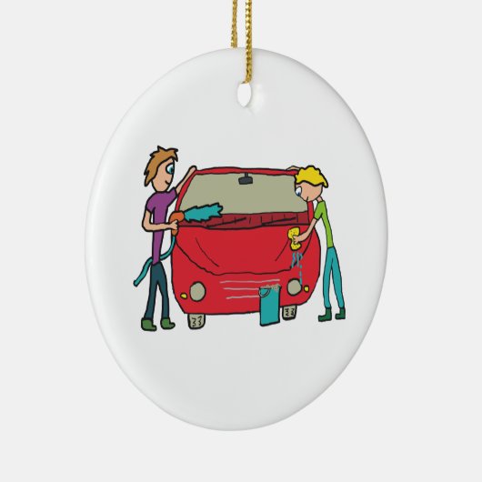 Autowassen Keramisch Ornament (Rechts)