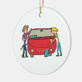 Autowassen Keramisch Ornament (Links)