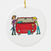 Autowassen Keramisch Ornament (Achterkant)