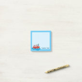 Autowassende Man Post-it® Notes (Op bureau)