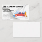 Autowasser Cleaning | Zeepbellen Visitekaartje (Voorkant / Achterkant)