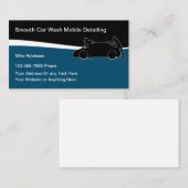 Autowasserette en detaillering van moderne Visitek Visitekaartje (Voorkant / Achterkant)