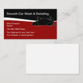 Autowasserette en detaillering van moderne Visitek Visitekaartje (Voorkant / Achterkant)