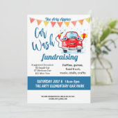 autowasserette fondsenwerving PTA PTO kerk Kaart (Staand voorkant)