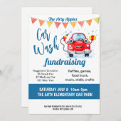 autowasserette fondsenwerving PTA PTO kerk Kaart (Voorkant / Achterkant)