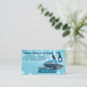 Autowasserette | Reinigingsmiddelen Visitekaartje (Staand voorkant)