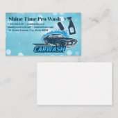 Autowasserette | Reinigingsmiddelen Visitekaartje (Voorkant / Achterkant)