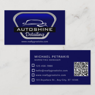Autowasserij Mobiele Autodetailing Automotive Rein Visitekaartje
