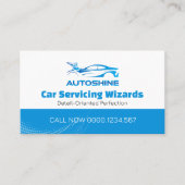 Autowasservices | beroeps visitekaartje (Voorkant)