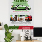 Autowasservices Poster (Thuiskantoor)