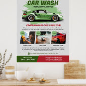 Autowasservices Poster (Keuken)