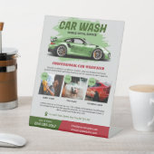 Autowasservices Reclamebord Met Voetstuk (Insitu)