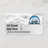 Autowasservices | zeepschuim visitekaartje (Voorkant)